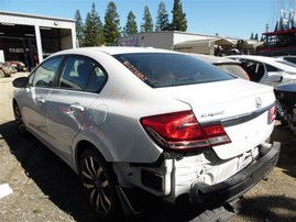 2015 Honda Civic EX-L White Sedan 1.8L AT #A24882